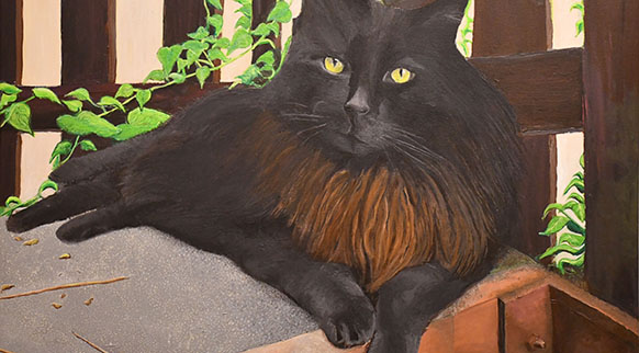 Anne-Marie's cat vignette